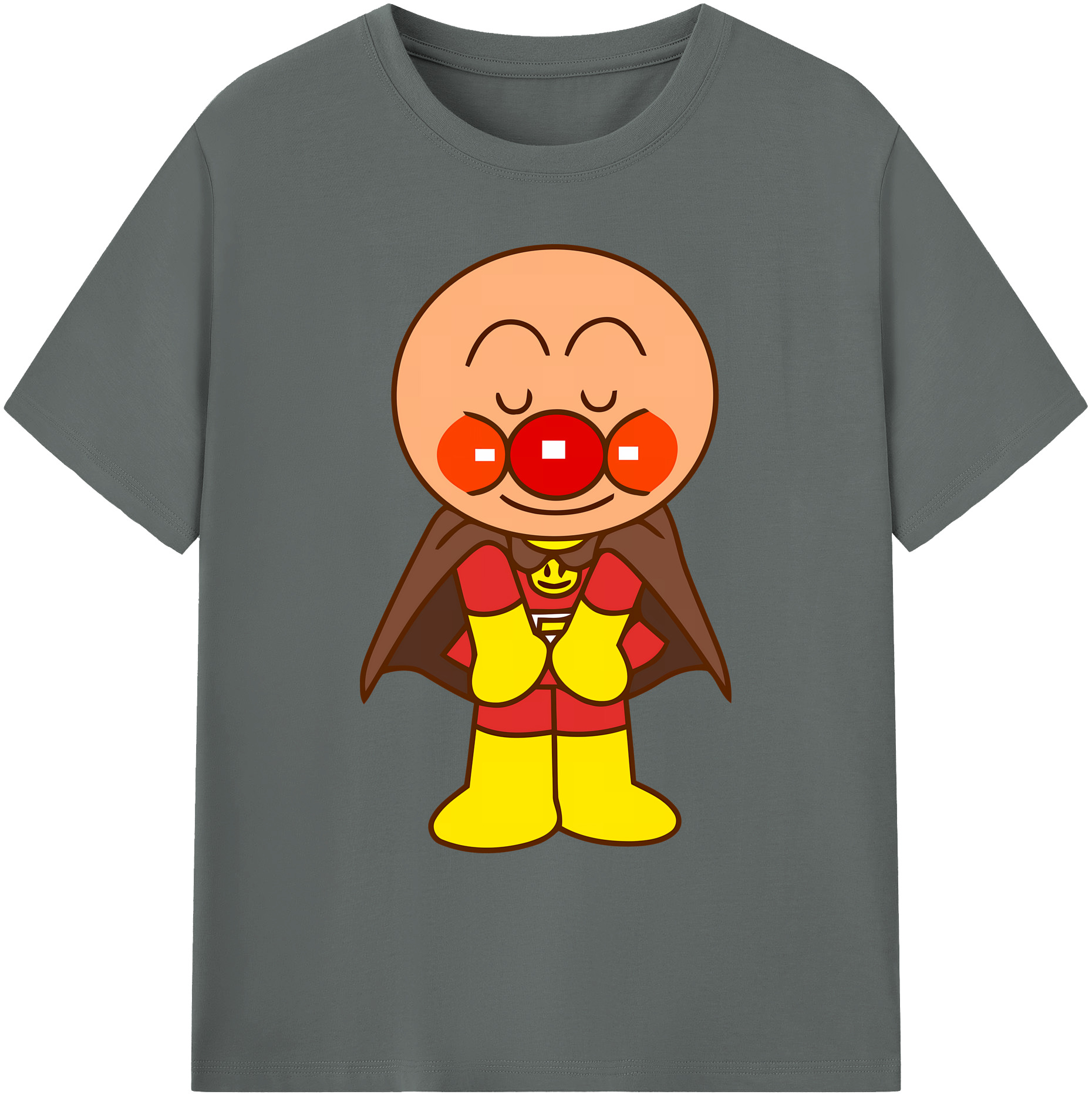 （画像用） アンパンマン Anpanman 綿100％ メンズ半袖Tシャツ｜肌触りやわらか＆通気性